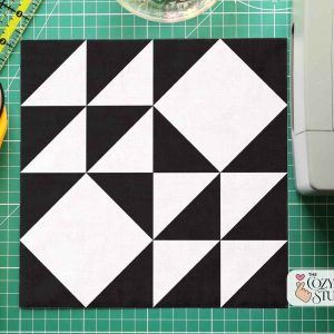 geometric navajo aztec quilt block foundation paper piecing pattern pdf