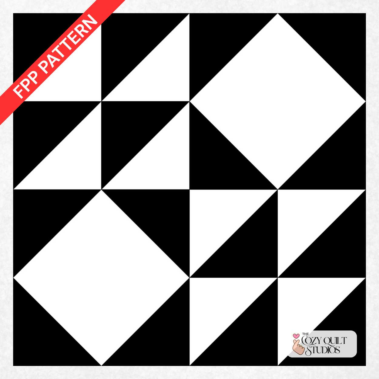 geometric navajo aztec southwest quilt block foundation paper piecing pattern pdf